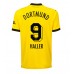 Borussia Dortmund Sebastien Haller #9 Kopio Koti Pelipaita 2023-24 Lyhyet Hihat
